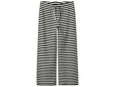 Name It black/bright white stribede straight bukser